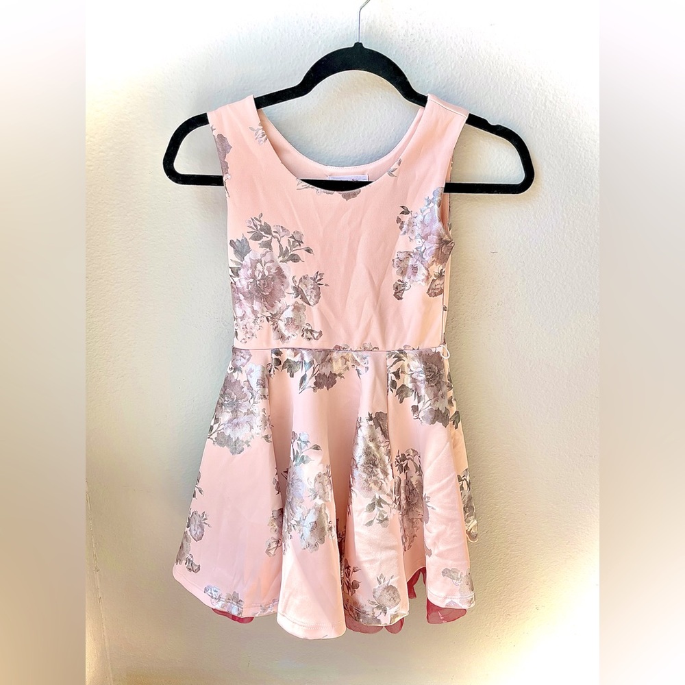 Beautees Sleeveless Floral Dress